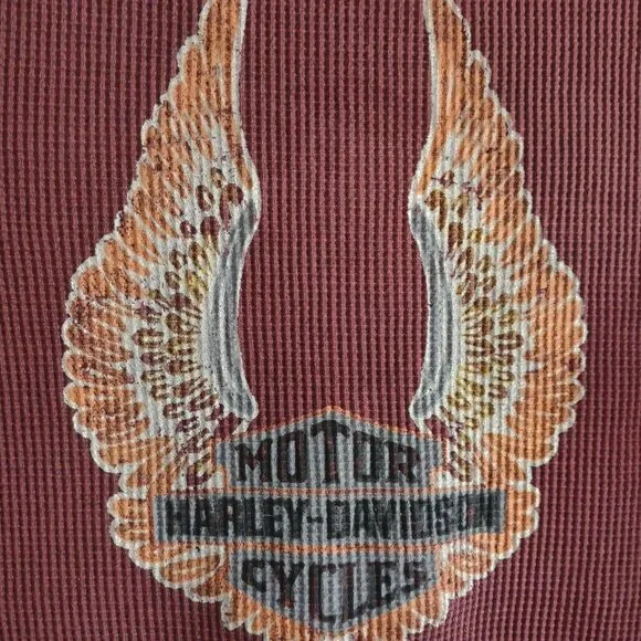 Harley-Davidson long sleeve t shirts - thermal - bundle of 3 - like new - size M - Picture 12 of 14